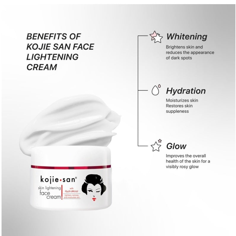 Kojie San Crème visage Éclaircissante 30g